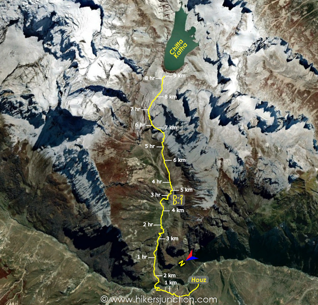Chitta Katha Lake Map